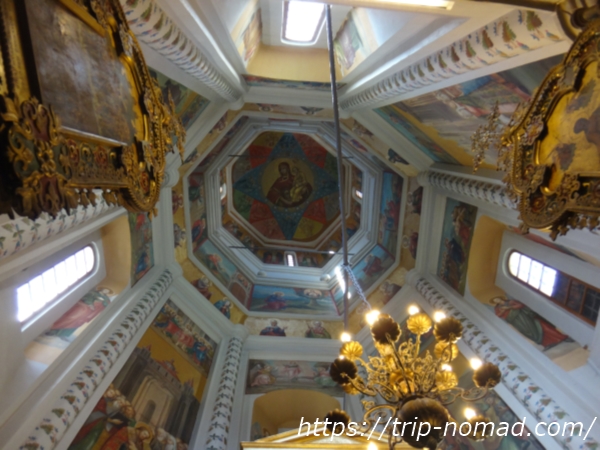 ロシアモスクワ『聖ワシリー大聖堂』内教会ドーム