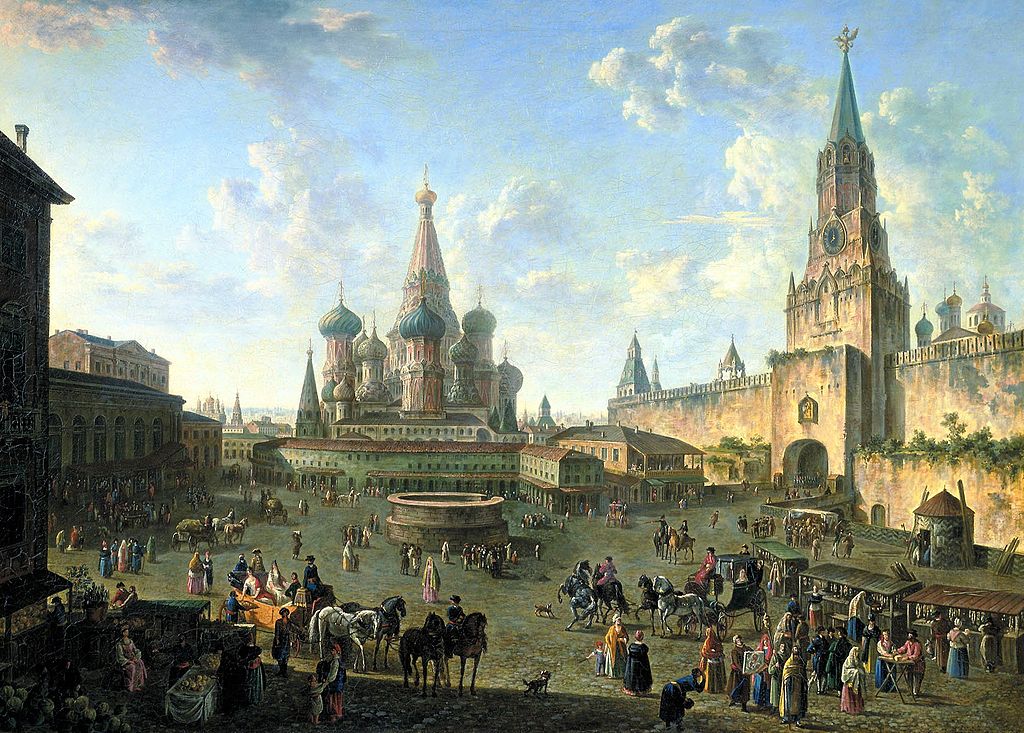 ロシアモスクワ1802年当時の『聖ワシリー大聖堂』