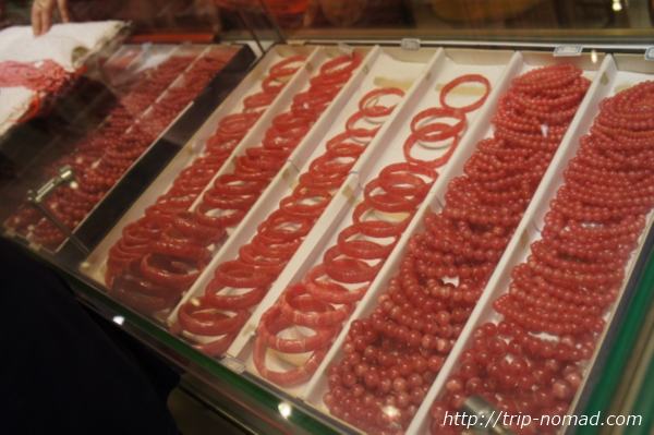 広州パワーストーン市場『リワン・プラザ』赤水晶・赤＆オレンジパワーストーン画像